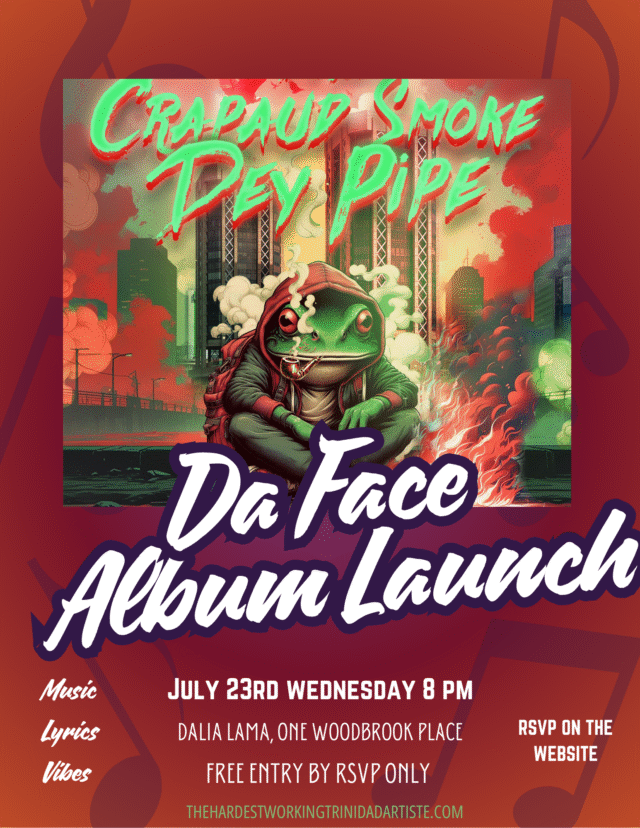 album launch flyer